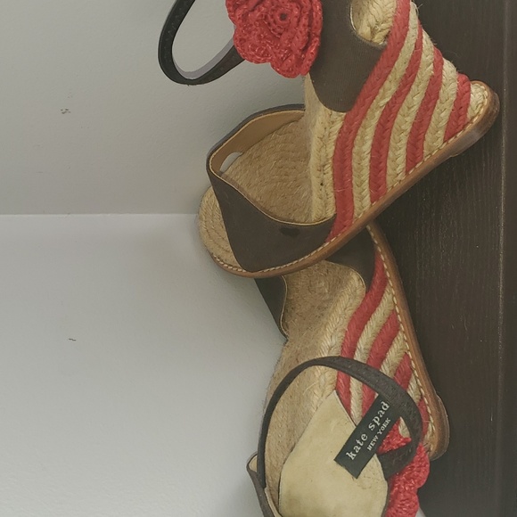Kate Spade Granda Espadrilles Wedge Sandals - Picture 3 of 6